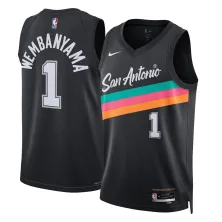 Camiseta Wembanyama 2026 City Edition San Antonio Spurs Junior