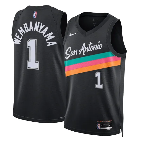 Camiseta Wembanyama 2026 City Edition San Antonio Spurs Junior