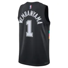 Camiseta Wembanyama 2026 City Edition San Antonio Spurs Junior, espalda