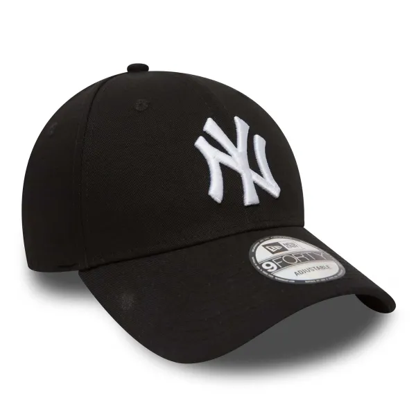 gorra NY New Era negra - lateral