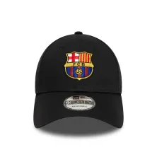 Gorra curva FC Barcelona New Era negra frontal