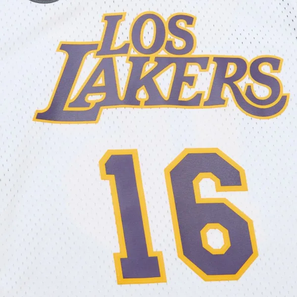 Camiseta Gasol Lakers swingman Mitchell and Ness - frontal Camiseta Gasol Lakers swingman Mitchell and Ness - frontal