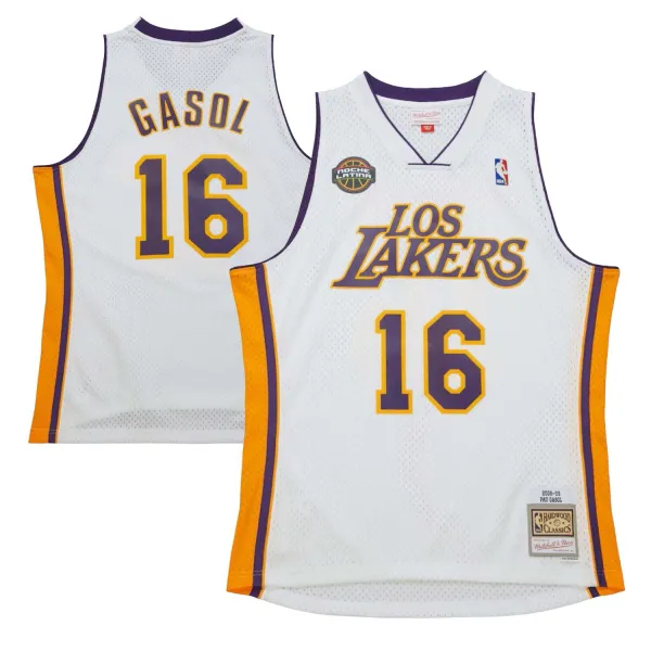 Camiseta Gasol Lakers swingman Mitchell and Ness - doble Camiseta Gasol Lakers swingman Mitchell and Ness - doble