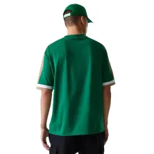 Camiseta manga corta Oversized New Era de los Boston Celtics en verde, espalda Camiseta manga corta Oversized New Era de los Boston Celtics en verde, espalda