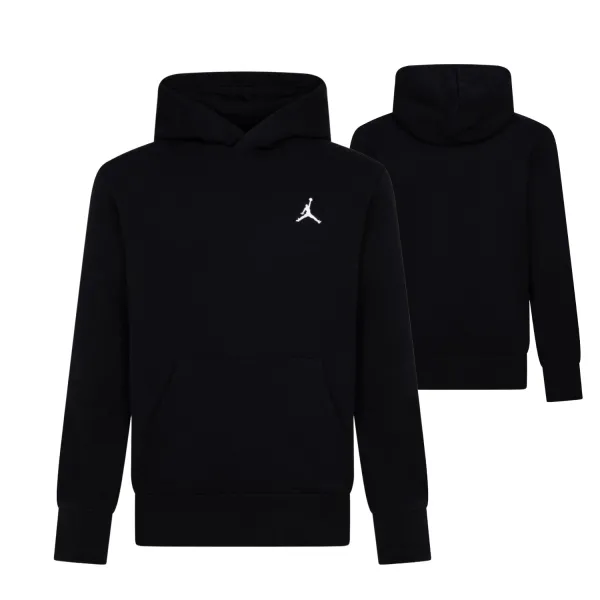 Sudadera negra Jordan con capucha para niños - doble Sudadera negra Jordan con capucha para niños - doble