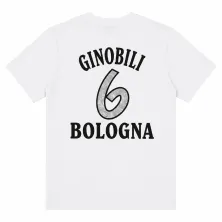 Camiseta manga corta Ginobili Virtus Kinder Blanca