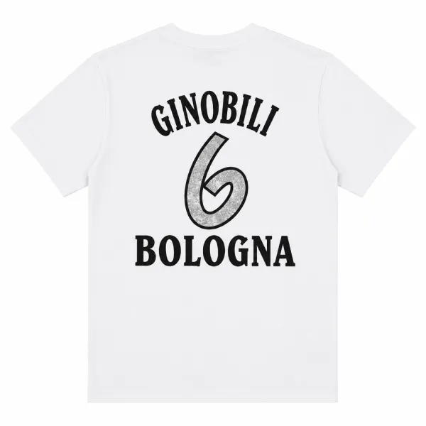 Camiseta manga corta Ginobili Virtus Kinder Blanca