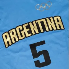 Camiseta manga corta Ginobili Seleccion Argentina Olimpica azul