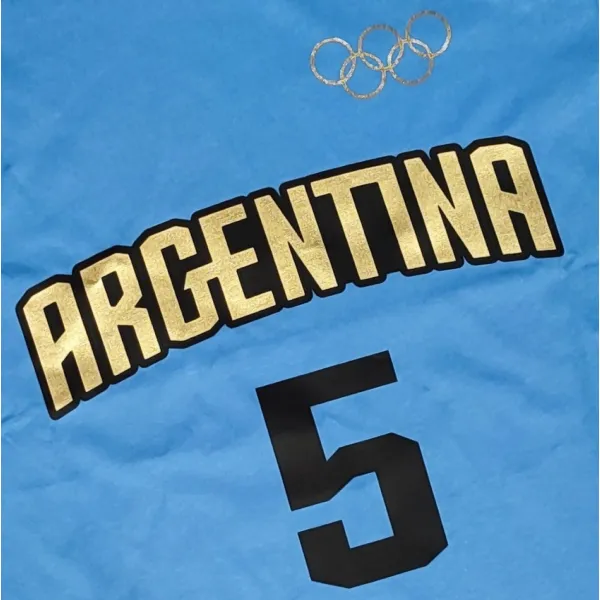 Camiseta manga corta Ginobili Seleccion Argentina Olimpica azul