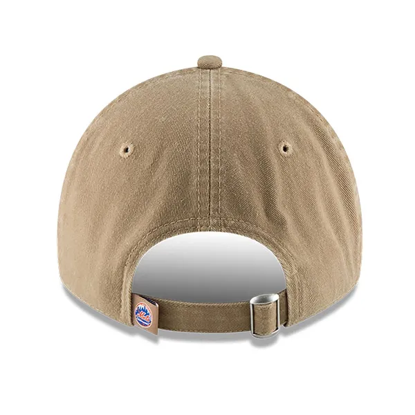 Gorra curva New York Mets 9Twenty beige trasera