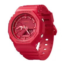G-Shock GA 2100 4AER rojo - perfil