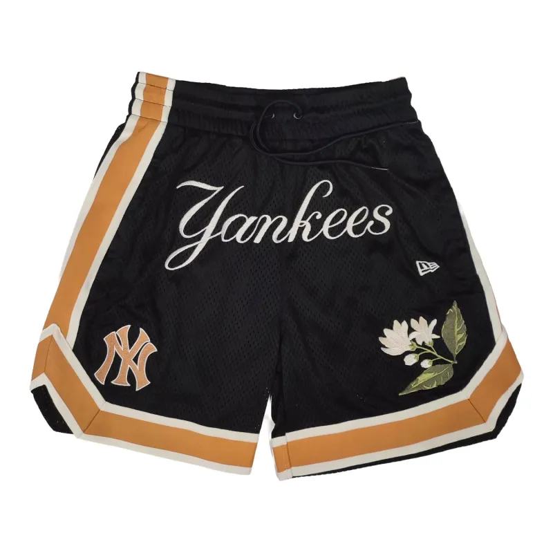 Pantalon Corto New York Yankees New Era MLB Floral Mesh Negro
