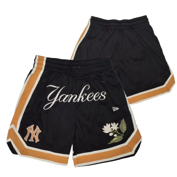 Pantalon Corto New York Yankees New Era MLB Floral Mesh Negro