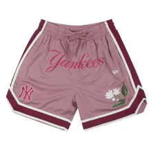 Pantalon Corto New York Yankees New Era MLB Floral Mesh Rosa
