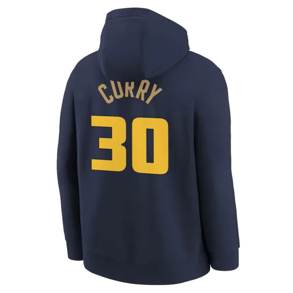 Sudadera Curry de los Warriors - Nike City Edition para niños - trasera Sudadera Curry de los Warriors - Nike City Edition para niños - trasera