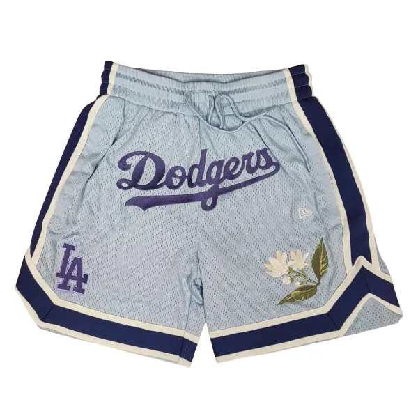Pantalon Corto Dodgers New Era MLB Floral Mesh Azul
