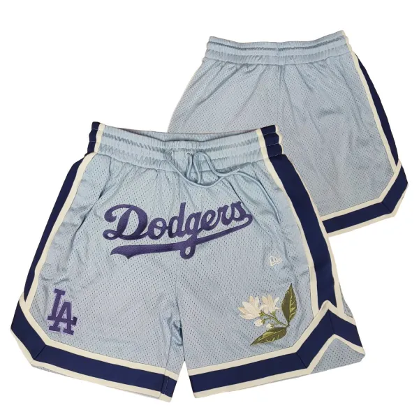 Pantalon Corto Dodgers New Era MLB Floral Mesh Azul