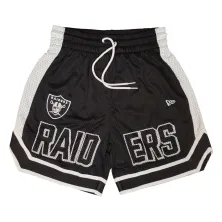 Pantalon Corto Las Vegas Raiders New Era NFL Graphic Mesh Negro