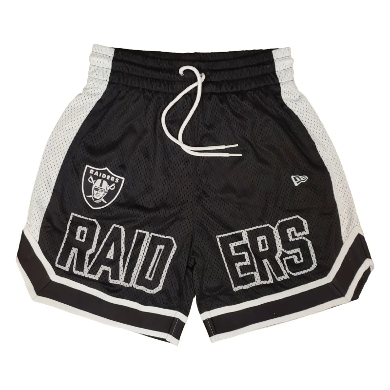 Pantalon Corto Las Vegas Raiders New Era NFL Graphic Mesh Negro