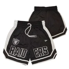 Pantalon Corto Las Vegas Raiders New Era NFL Graphic Mesh Negro
