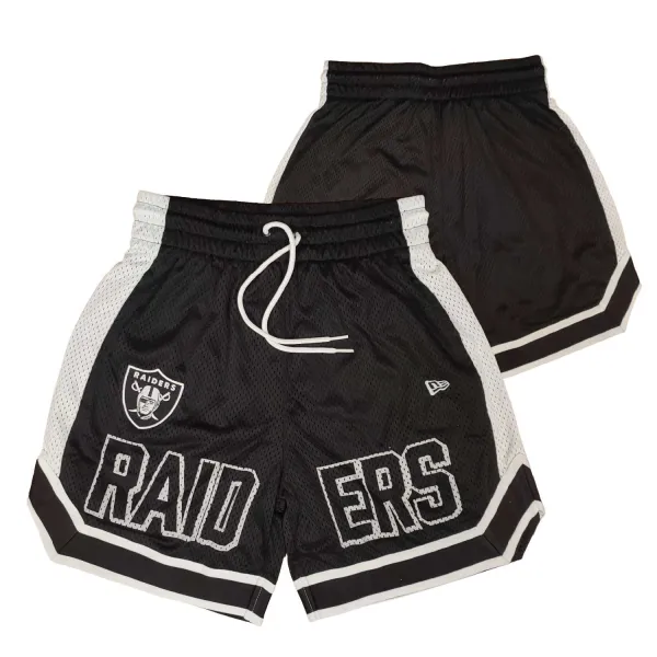 Pantalon Corto Las Vegas Raiders New Era NFL Graphic Mesh Negro