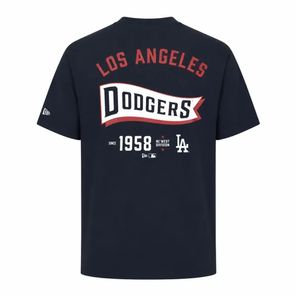 Camiseta LA Dodgers New Era azul marino - trasera Camiseta LA Dodgers New Era azul marino - trasera