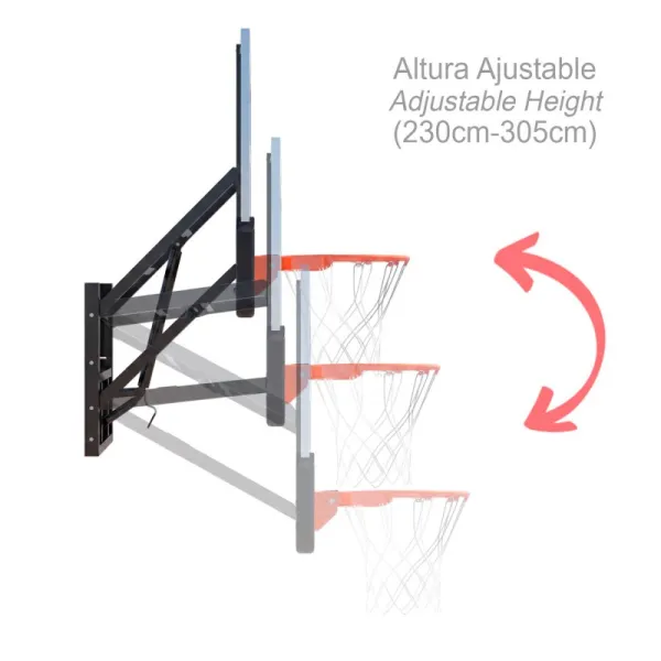 Tablero profesional Moxen Magic PRO de baloncesto - ajustable Tablero profesional Moxen Magic PRO de baloncesto - ajustable
