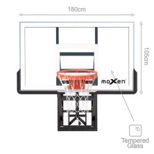 Tablero profesional Moxen Magic PRO de baloncesto - frontal Tablero profesional Moxen Magic PRO de baloncesto - frontal