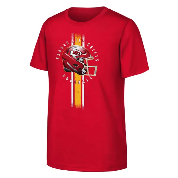 Camiseta Kansas City chiefs en rojo para niños - principal