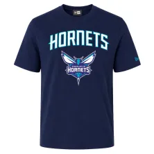 Camiseta Charlotte Hornets Team Logo New Era azul