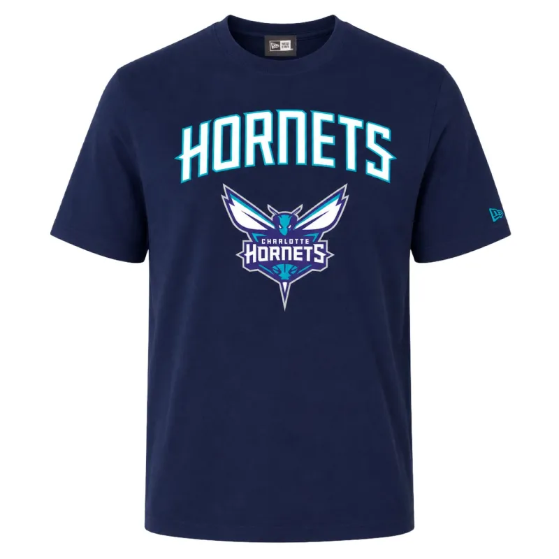 Camiseta Charlotte Hornets Team Logo New Era azul