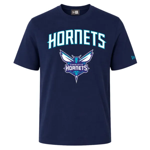 Camiseta Charlotte Hornets Team Logo New Era azul