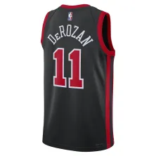 Camiseta Bulls infantil Derozan negra - espalda