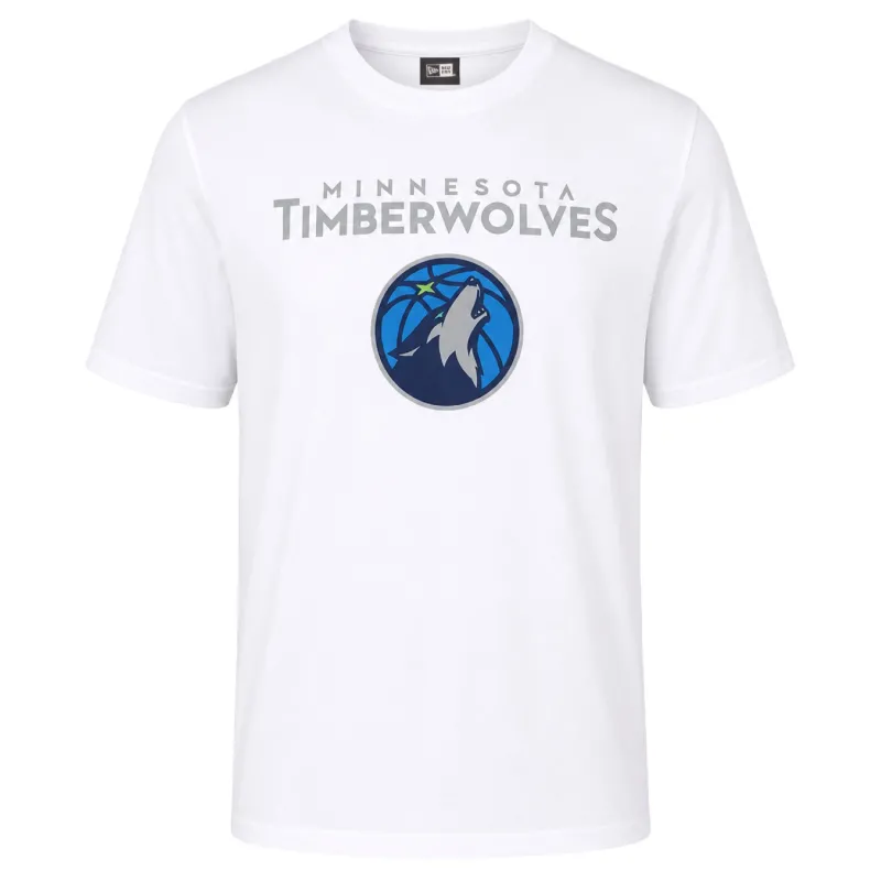 Camiseta Wolves New Era NBA blanca - principal