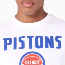 Camiseta Detroit Pistons Team Logo New Era blanca