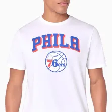 Camiseta manga corta de los sixers New Era - detalle Camiseta manga corta de los sixers New Era - detalle