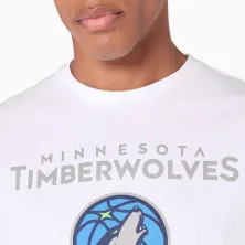 Camiseta Wolves New Era NBA blanca - frontal Camiseta Wolves New Era NBA blanca - frontal
