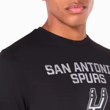 Camiseta Spurs New Era negra - pecho Camiseta Spurs New Era negra - pecho