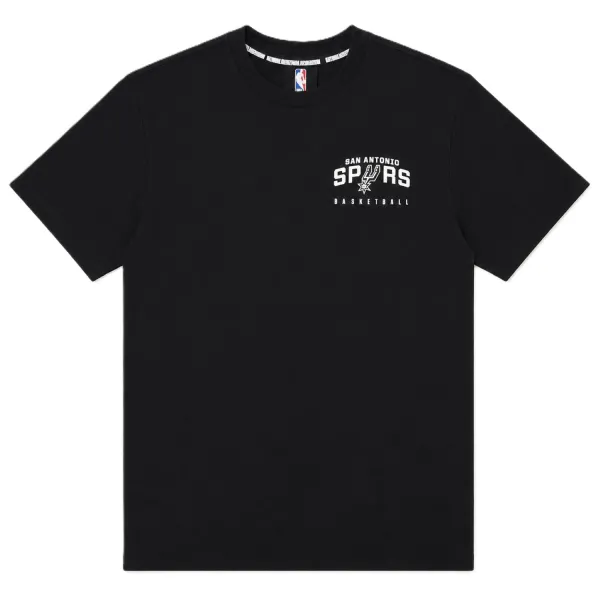 Camiseta Victor Wembanyama Spurs Outerstuff negra - frontal