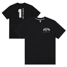 Camiseta Victor Wembanyama Spurs Outerstuff negra - principal
