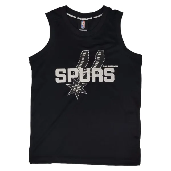 Equipacion de baloncesto infantil de los Spurs - frontal Equipacion de baloncesto infantil de los Spurs - frontal