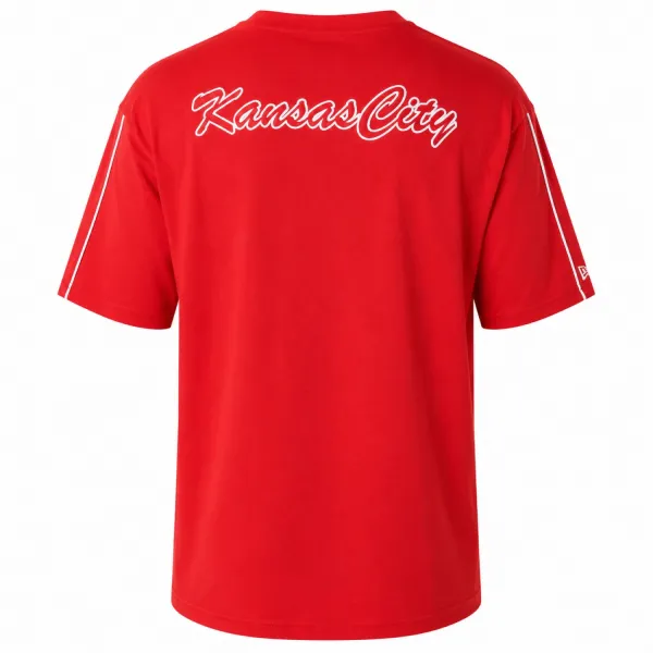 Camiseta Kansas City Chiefs NFL Heritage Oversized Graphic New Era