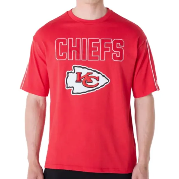 Camiseta Kansas City Chiefs NFL Heritage Oversized Graphic New Era