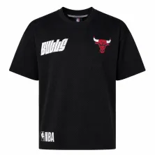 Camiseta mesh de los bulls de New Era en negro