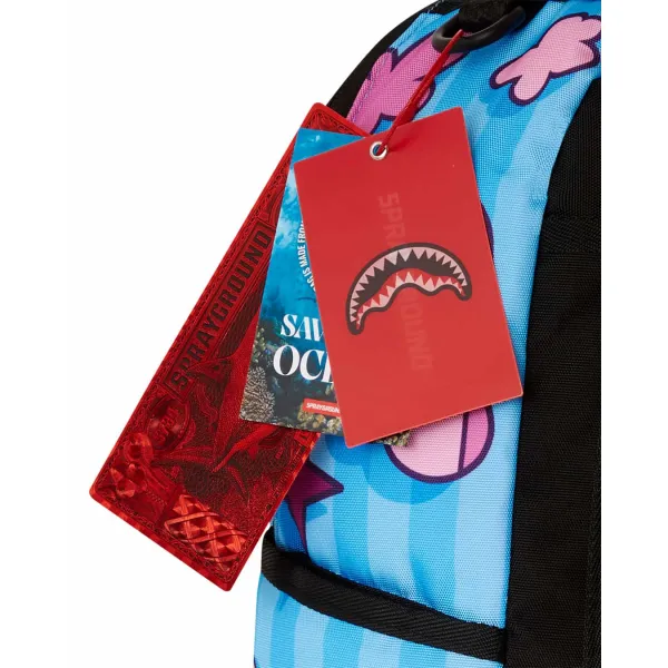 Mochila Pink Panther Cloud Master de Sprayground - etiqueta