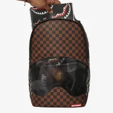 Mochila Sprayground Shark in Paris Clear SM & Eyes