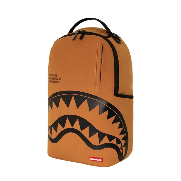 Sprayground DLX-Faux Suede Shark Central - lateral