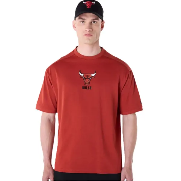 Camiseta Chicago Bulls New Era NBA Wordmark Oversized