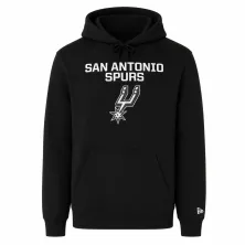 Sudadera San Antonio Spurs Team Logo New Era Regular Hoody negra