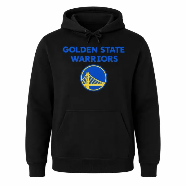 Sudadera Golden State Warriors Team Logo New Era Regular Hoody negra
